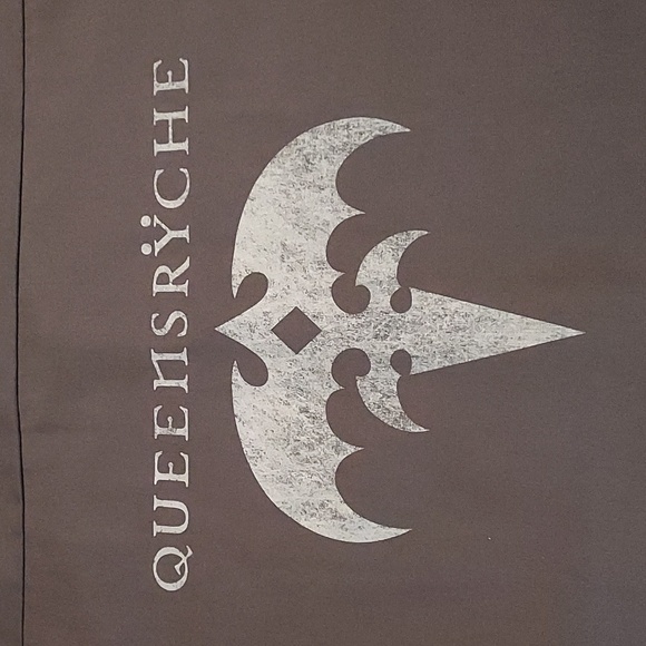 Queensrÿche Dickies Orange Tag Black S/S Snap Button Up Shirt Size Extra Large - Picture 5 of 7